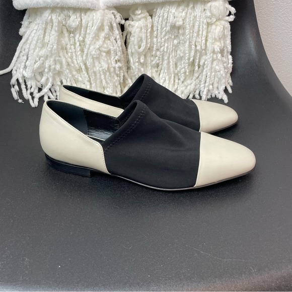 Via Spiga Tate Cap Toe Slip On Loafers 6 - Picture 1 of 6